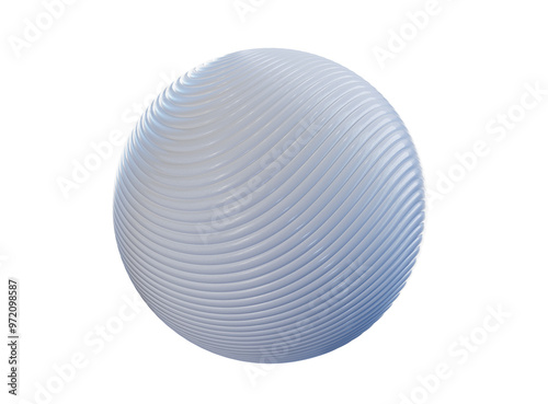 Abstract 3d sphere. Elements for design. Soccer ball. Clipping path. 3d illustration.