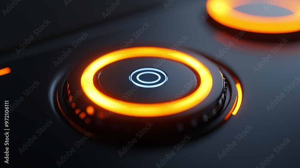 A contemporary gadget features a stylish indicator light, enhancing its practicality and user-friendly appeal for daily use. A contemporary gadget features a stylish indicator light, enhancing its practicality and user-friendly appeal for daily use.