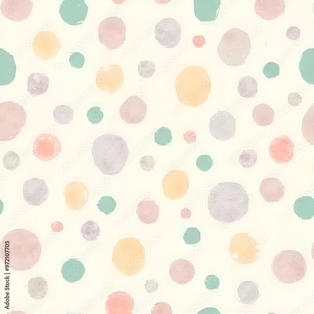 Polka dot seamless pattern, background