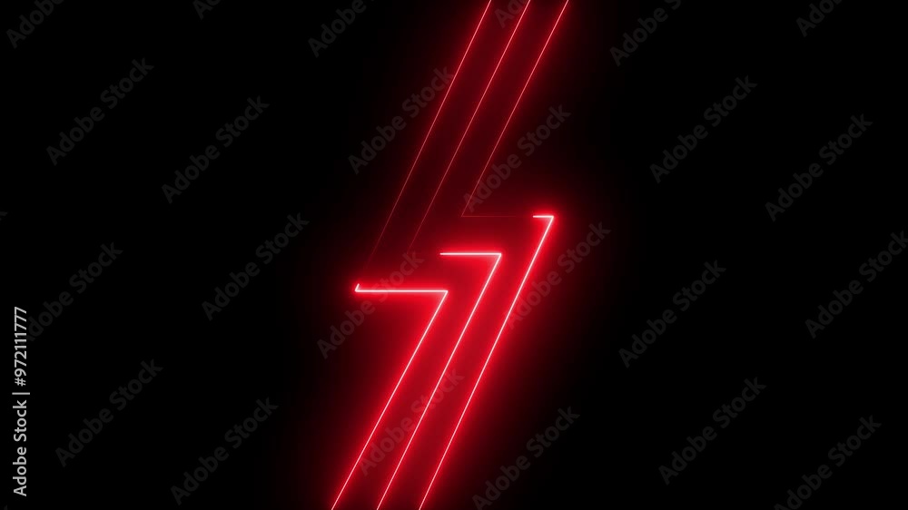 Abstract red color neon light animated on a dark background. Abstraction neon Lines moving up screen saver. Glowing neon digital stripes line animation Abstract red color neon light animated on a dark background. Abstraction neon Lines moving up screen saver. Glowing neon digital stripes line animation