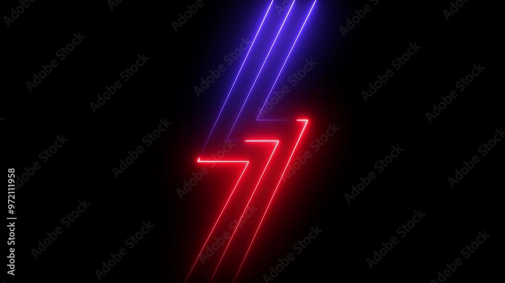 Abstract red and blue color neon light animated on a dark background. Abstraction neon Lines moving up screen saver. Glowing neon digital stripes line animation Abstract red and blue color neon light animated on a dark background. Abstraction neon Lines moving up screen saver. Glowing neon digital stripes line animation