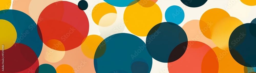Colorful abstract background featuring various circles in vibrant hues, perfect for creative projects and artistic designs. Colorful abstract background featuring various circles in vibrant hues, perfect for creative projects and artistic designs.