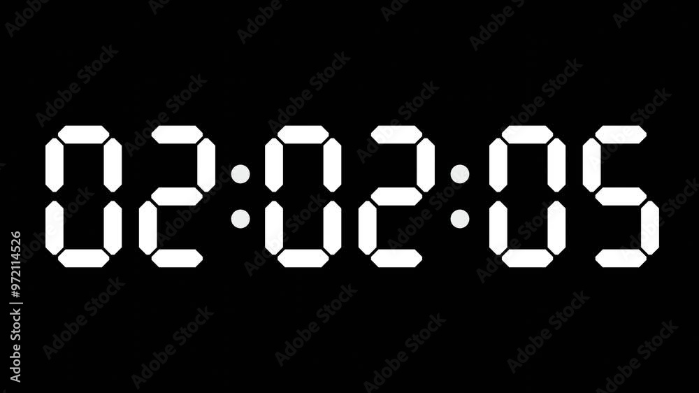02:02 - 60 Second Full-Screen Countdown Timer with 7-Segment Display | 2:02 AM (Two O'Clock Two Minutes) | Two O'Clock, Two Minutes 02:02 - 60 Second Full-Screen Countdown Timer with 7-Segment Display | 2:02 AM (Two O'Clock Two Minutes) | Two O'Clock, Two Minutes