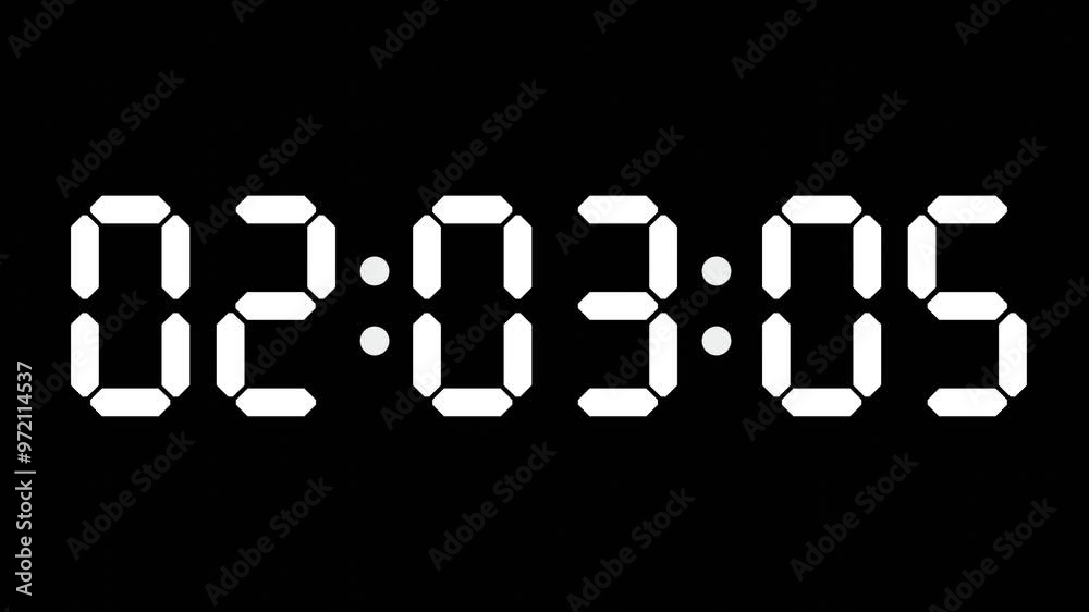 02:03 - 60 Second Full-Screen Countdown Timer with 7-Segment Display | 2:03 AM (Two O'Clock Three Minutes) | Two O'Clock, Three Minutes 02:03 - 60 Second Full-Screen Countdown Timer with 7-Segment Display | 2:03 AM (Two O'Clock Three Minutes) | Two O'Clock, Three Minutes
