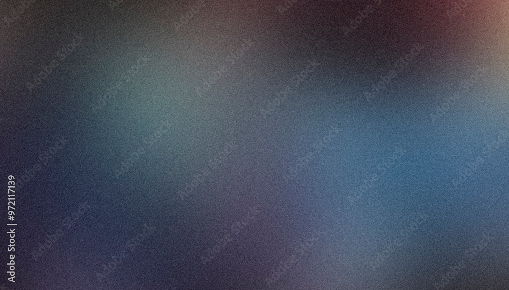 Dark blue-green urban abstract background with smooth color gradient, rough texture, grainy noise.