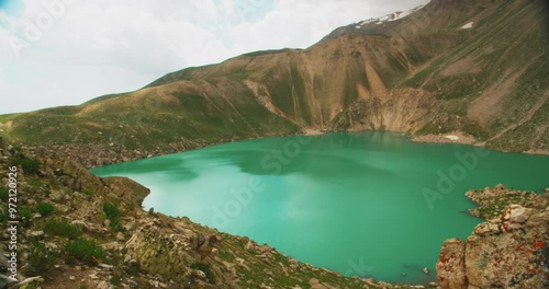 Mountain lake Arashan at an altitude of 2,700 meters above sea level in Uzbekistan 15 of 50 photo