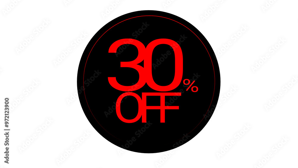 30% off red and black label 30% off red and black label