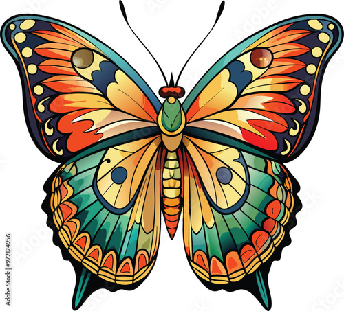 butterfly vector, Print