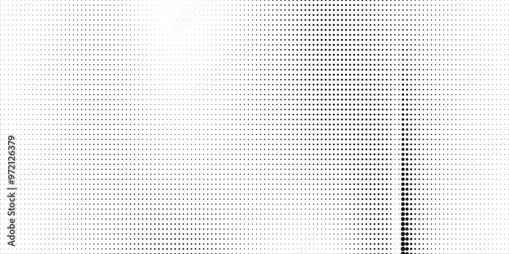Fototapeta premium Background with monochrome dotted texture. Polka dot pattern template vector dots pattern