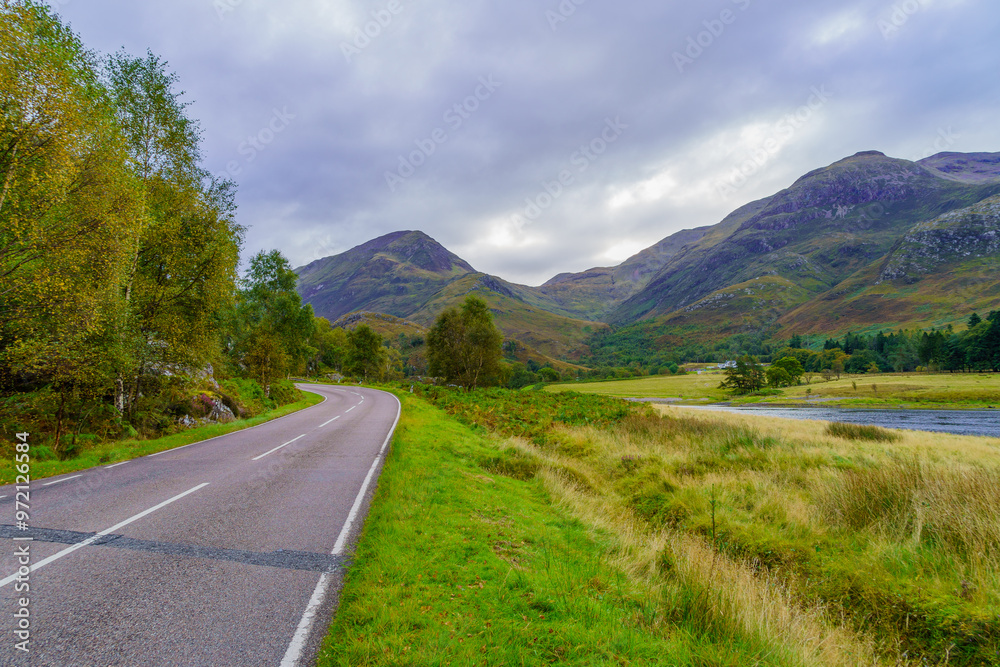 Loch Leven landscape, in the West Highlands