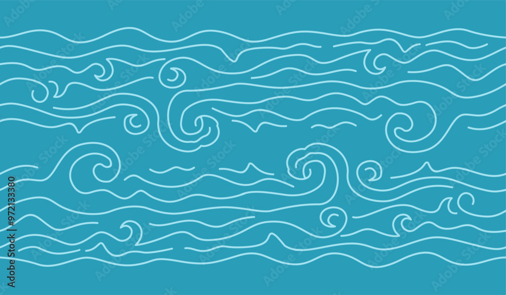 Black and white stylized wave pattern, suitable for backgrounds, textiles, packaging design, and stationery. Ideal for fluid and modern aesthetics. Black and white stylized wave pattern, suitable for backgrounds, textiles, packaging design, and stationery. Ideal for fluid and modern aesthetics.