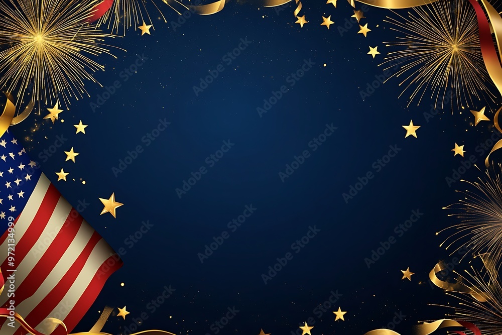 USA party holiday background template USA party holiday background template