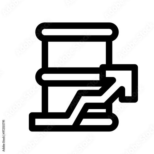 Oil Price Hike Icon