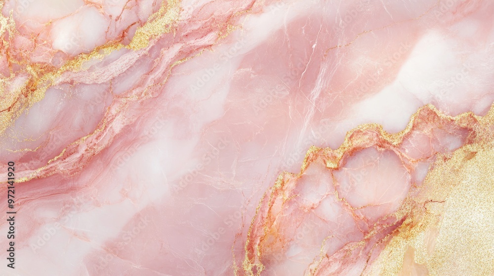 Fototapeta premium elegant marble texture in shades of soft pink and gold