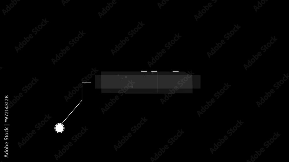Lower third animation of media person or tv news title, news studio animation of call out box Lower third animation of media person or tv news title, news studio animation of call out box