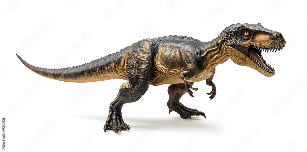 Realistic model of Dinosaur isolated on white background Realistic model of Dinosaur isolated on white background