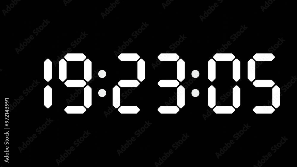 19:23 - 60 Second Full-Screen Countdown Timer with 7-Segment Display | 7:23 PM (Seven O'Clock Twenty-Three Minutes) | Nineteen O'Clock, Twenty-Three Minutes 19:23 - 60 Second Full-Screen Countdown Timer with 7-Segment Display | 7:23 PM (Seven O'Clock Twenty-Three Minutes) | Nineteen O'Clock, Twenty-Three Minutes