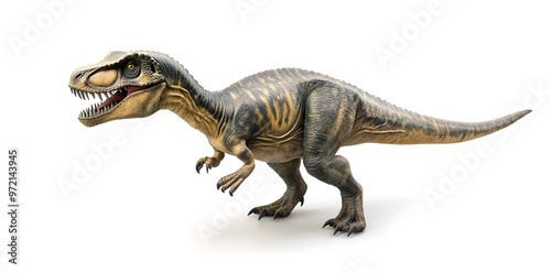 Realistic model of Dinosaur isolated on white background