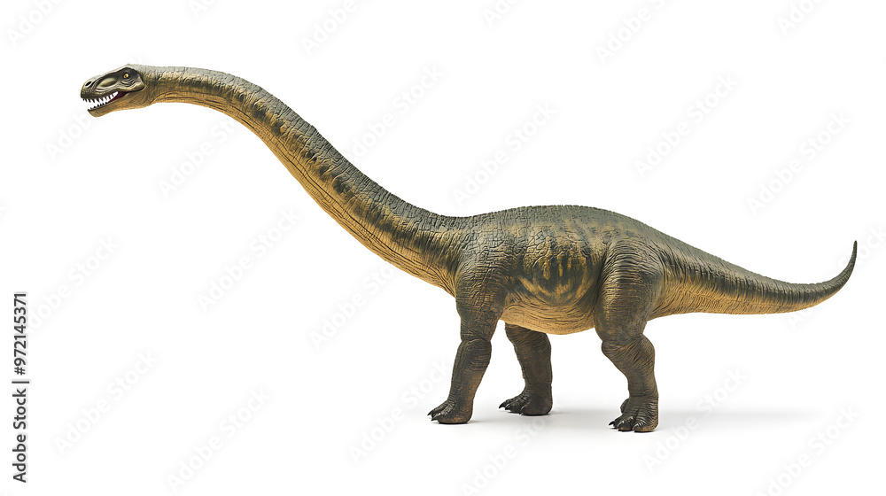 Brachiosaurus dinosaur isolated on white background Brachiosaurus dinosaur isolated on white background