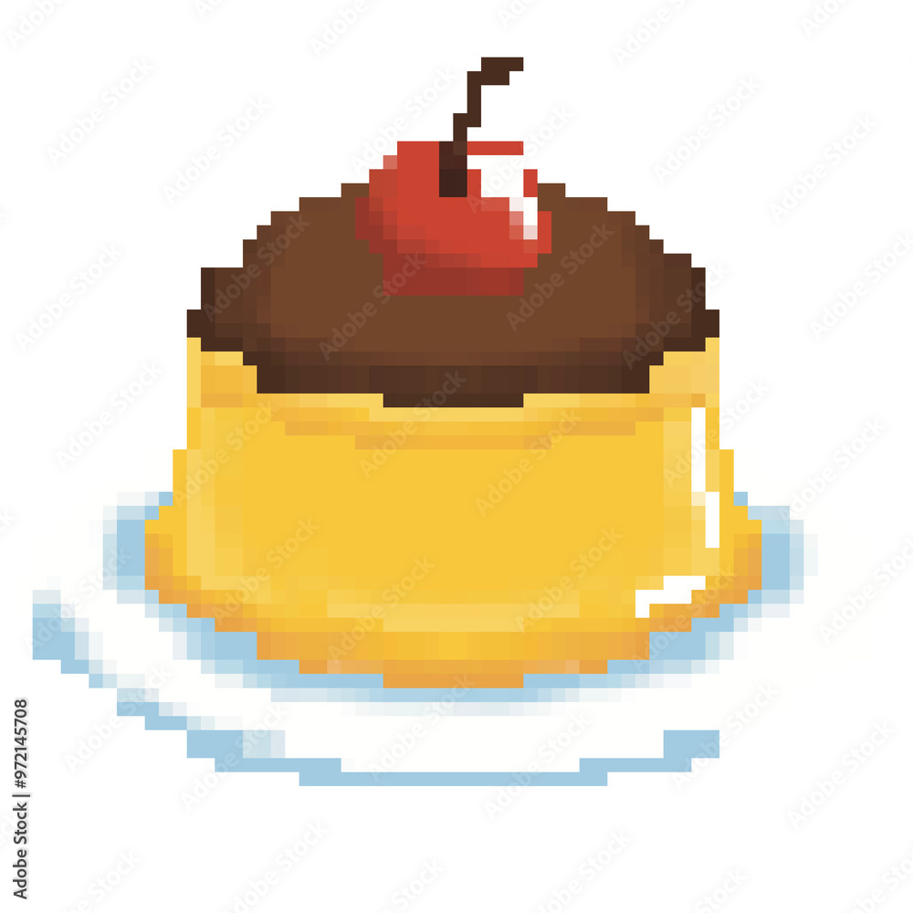 Pudding pixel art