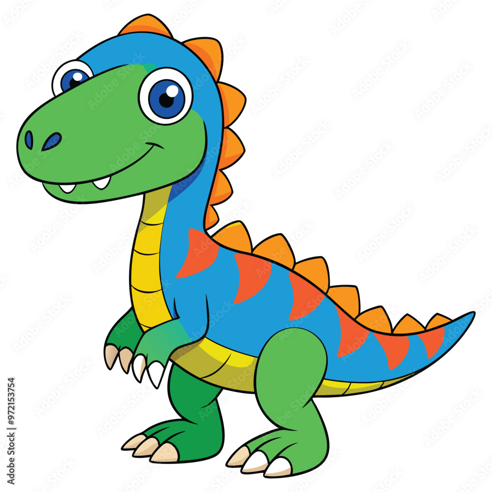 Fototapeta premium A drawing of a dinosaur