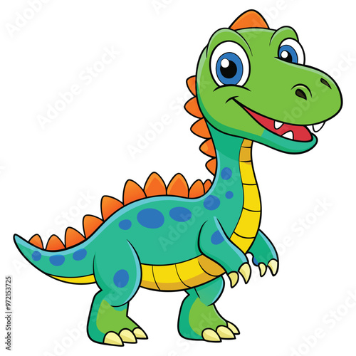 A drawing of a dinosaur
