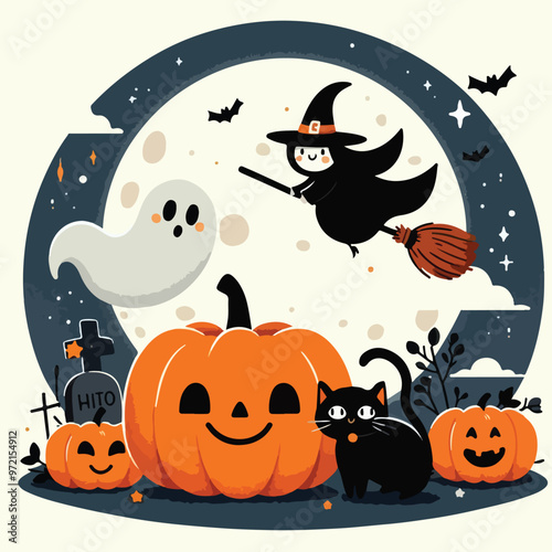 Halloween day  illustration