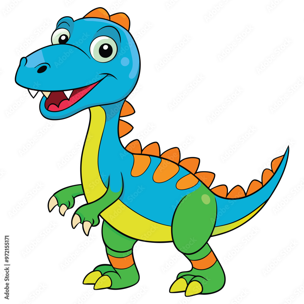Fototapeta premium A drawing of a dinosaur