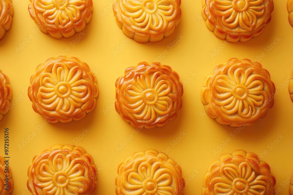 Mid-autumn festival food and drink, mooncake on table top. Mid-autumn festival food and drink, mooncake on table top.