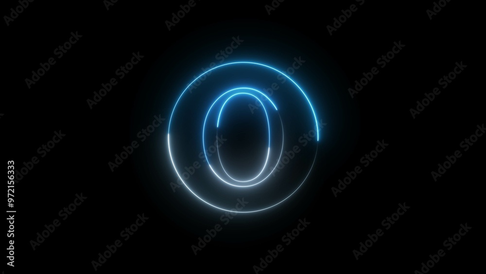 Neon Glowing Alphabet Letter Sign Illustration Background. Neon Glowing Alphabet Letter Sign Illustration Background.