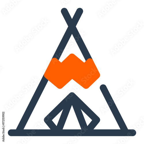 Native American Teepee Icon