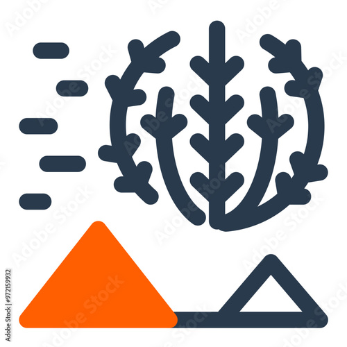 Tumbleweed Rolling Through the Desert Icon
