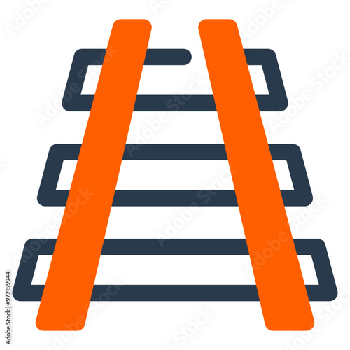 Western Railway Tracks Icon