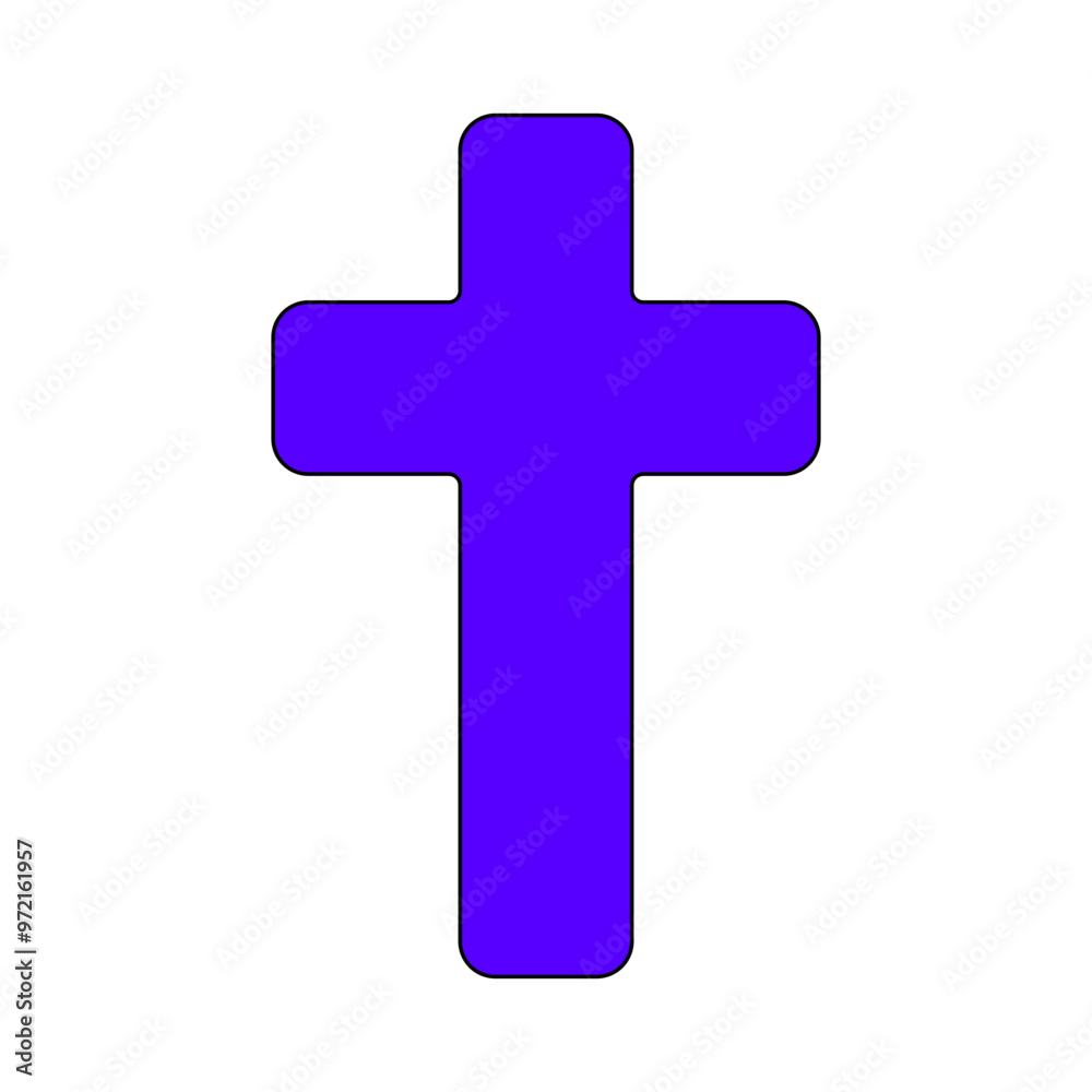 cross purple cross purple