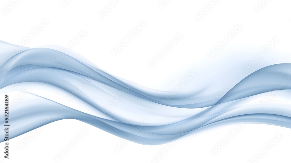 Obraz premium Abstract Blue Wave Background