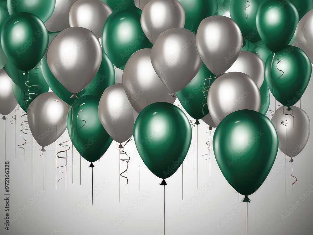 3d rendered illustration of a ballons,balloons on the background,green and white balloons,3d render of a bunch of balloons 3d rendered illustration of a ballons,balloons on the background,green and white balloons,3d render of a bunch of balloons