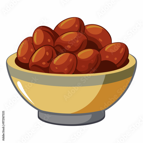 chocolate candy in a bowl