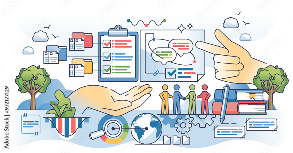 Qualitative research methods and society data research outline hands concept, transparent background. Scientific community analysis gathering non-numerical and sociological information. Qualitative research methods and society data research outline hands concept, transparent background. Scientific community analysis gathering non-numerical and sociological information.
