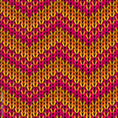 Knitted background pattern wallpaper knitting decorative print handmade textile knitting handiwork 