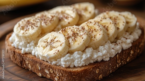 Delicious Whole Wheat Bread Served with Creamy Cottage Cheese and Fresh Vegetable Slices for a Nutritious Meal Option