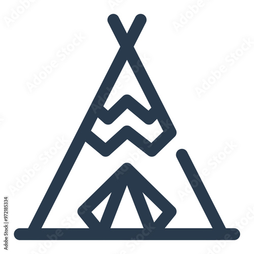 Native American Teepee Icon