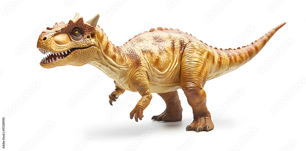 Realistic model of Dinosaur isolated on white background Realistic model of Dinosaur isolated on white background