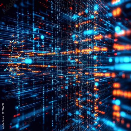 Wallpaper Mural Digital ledger technology in asset management, secure and transparent. Torontodigital.ca