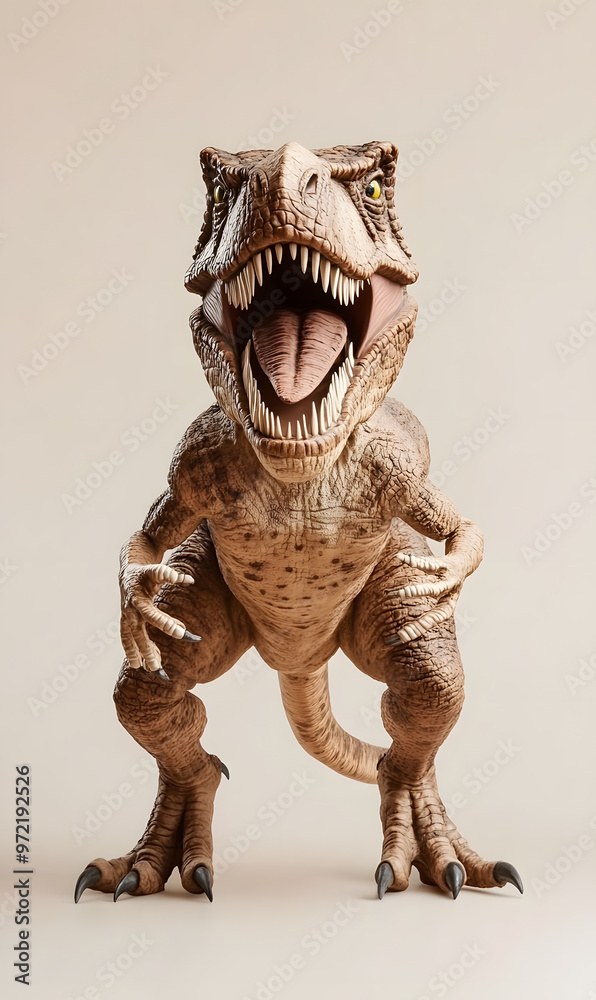 Tyrannosaurus rex dinosaur isolated on white background. T-rex Tyrannosaurus rex dinosaur isolated on white background. T-rex