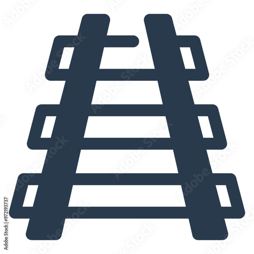 Western Railway Tracks Icon