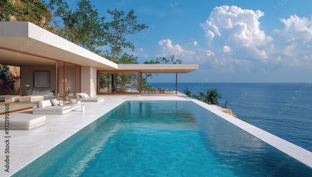 Modern Villa with Infinity Pool overlooking the Ocean Modern Villa with Infinity Pool overlooking the Ocean