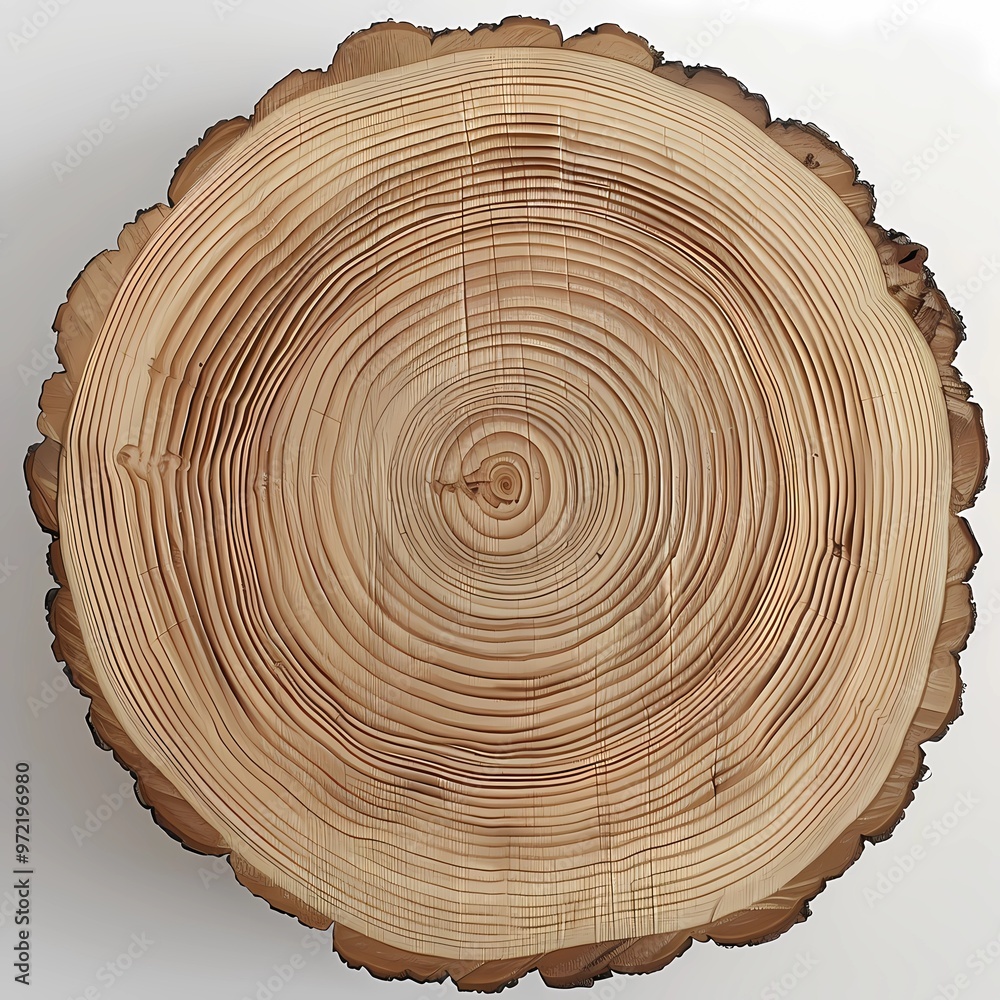 Fototapeta premium Background image of wood slice with detailed wooden texture for stocks.