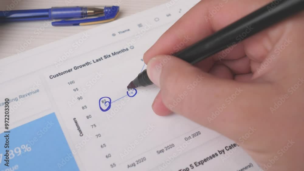 paper financial statement close inspection 4k paper financial statement close inspection 4k