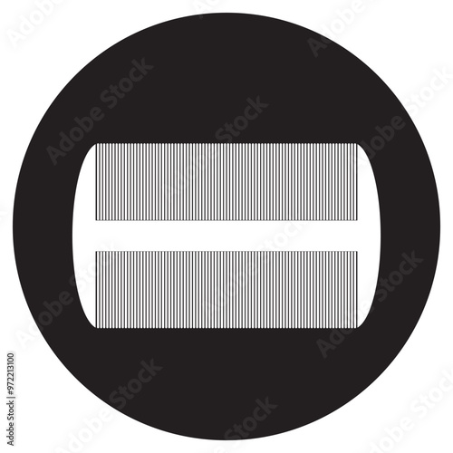 dandruff comb icon illustration design