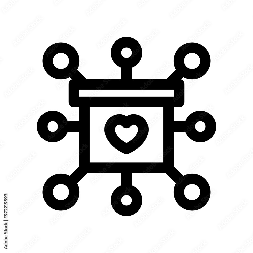Aid Distribution Icon Aid Distribution Icon